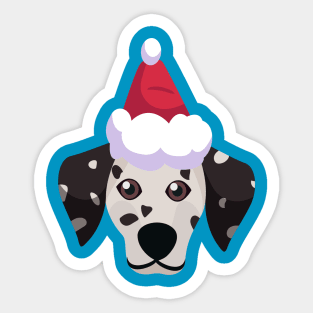 Funny Dalmatian Dog Christmas 2020 Dog Lover Christmas Sticker